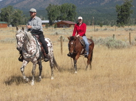 Domino_and_nikki_riding_in_pasture Domino_and_nikki_riding_in_pasture