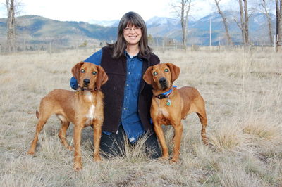 Alayne with Buddy and Jake