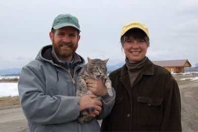 Tibby with Steve and Alayne for blog