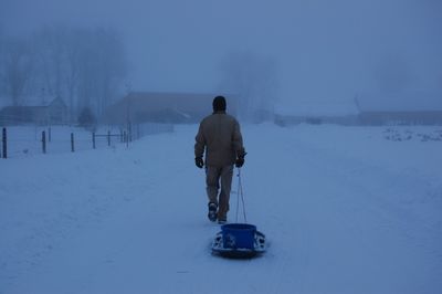 Steve with sleigh