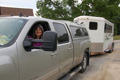 Alayne arriving in Lancaster