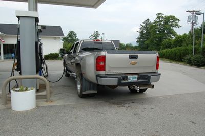 Truck fueling July 16