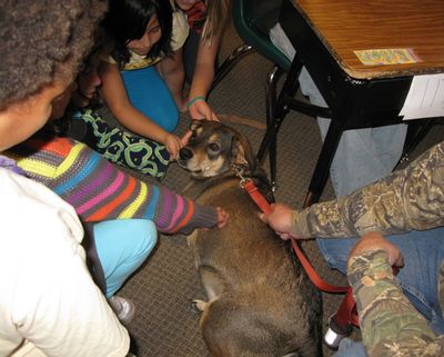 Ella in class Ella in class