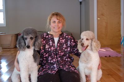 Molly and Pris with Lori