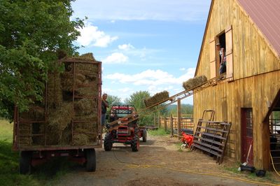 Kate and Jim at hayloft