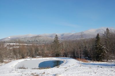 Mountains and pond Dec 24 Mountains and pond Dec 24
