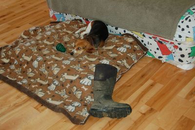 Owen with boot 2 Owen with boot 2