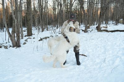 Aaron playing with Steve 5
