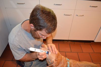 Darla and Steve with Tono Pen