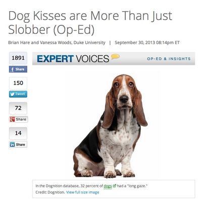 Live Sicence on Dog Kisses