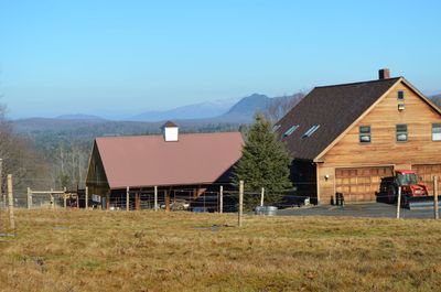 Cupola on barn view scene